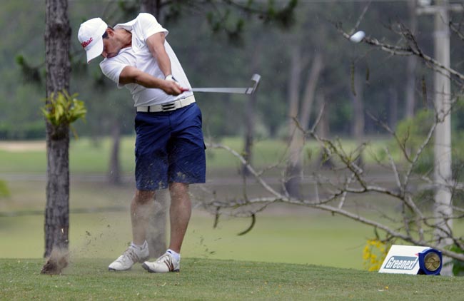 Muritiba: show de golfe, com nove birdies, para ficar muito perto do tricampeonato do Terras de S. José