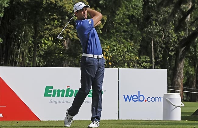 Rocha: melhor brasileiro da parte da manhã jogou 67 em sua estreia no torneio de golfe do Web.com Tour