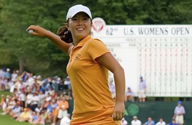 Ângela: revelada para o golfe mundial no Public Links, aos 15 anos, chegou a ser vice-campeã do US Open