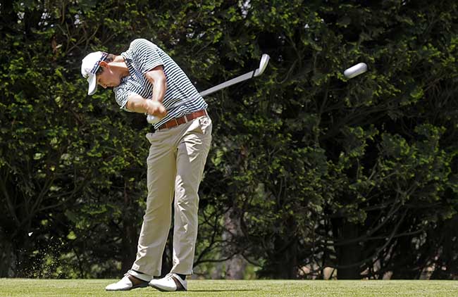 Becker: primeiro título profissional de golfe pode vir ainda nesta sexta-feira, em casa