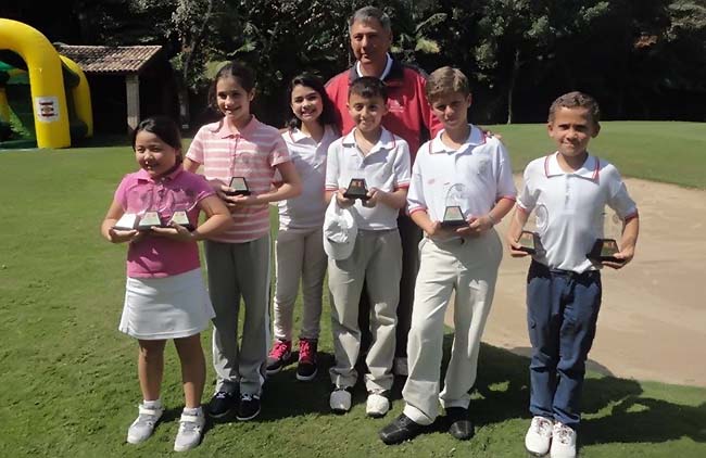 Campeões da Copa Infantil Yoshito Nomura: vitórias para o Golfe Nota 10 e FPG Golf Center