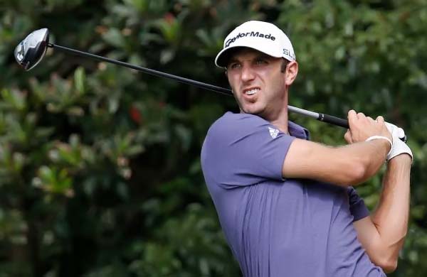 DJ com seu driver SLDR, da TaylorMade: maior conquista da carreira no golfe profissional