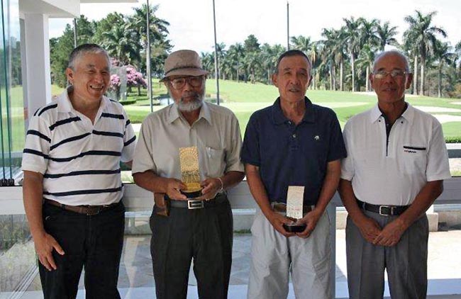 Equipe do PL, campeã da primeira rodada do Interclubes Paulista de Golfe com Handicap