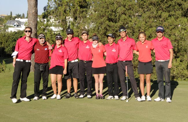 Delegação boliviana de golfe