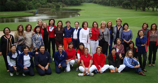 Participantes da final da Taça Fair Ladies: excelentes resultados em dia de chuva e frio no SPGC