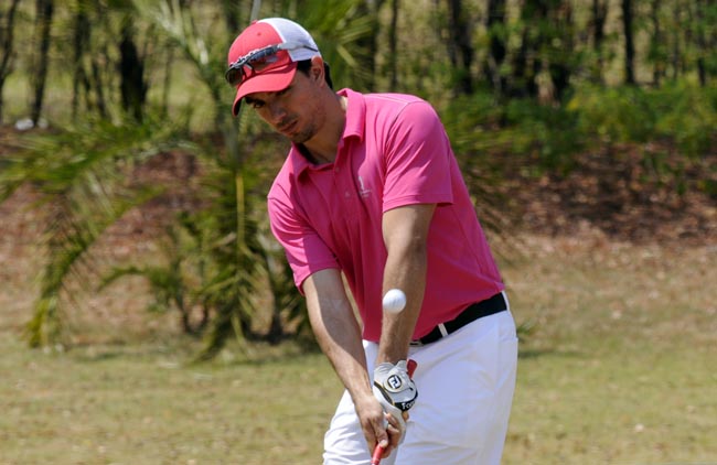 Felipe Almeida: campeão do aberto de golfe do Damha, em 2012, tenta inédito bicampeonato