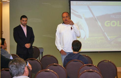 Magalhães e Salles, diretor de Golfe e Diretor de Esporte do Paulistano