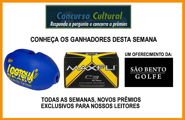 Participe, fique bem informado e concorra a muitos prêmios do Portal Brasileiro do Golfe e São Bento Golfe