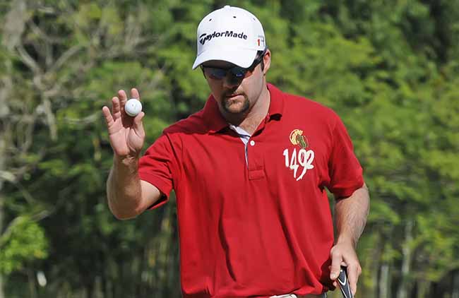 Gasnier: jogador da equipe de golfe do Azeite 1492 disputa vaga para jogar no Web.com Tour em 2014