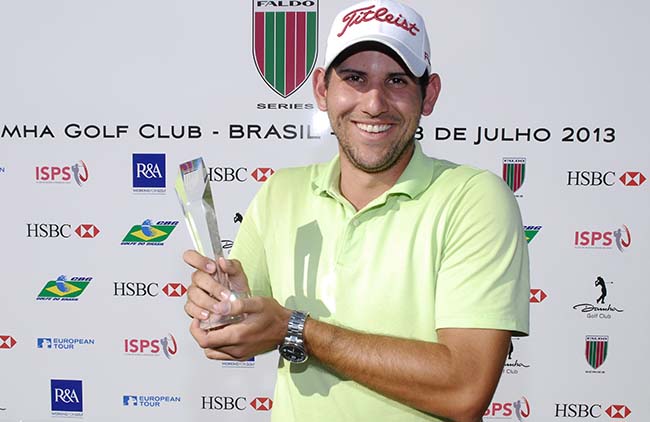 Jacintho, campeão geral da Faldo Series: sonhando com mais oportunidades de jogar golfe pelo Brasil