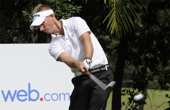 Johnson: tentando o primeiro título no golfe basileiro, depois de ser vice em 2001, no Tour Europeu