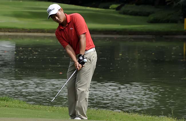 Lucas: estreia a duas tacadas da linha de corte no segundo torneio de golfe do ano no Tour do Canadá