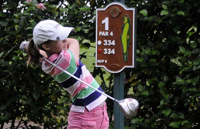 Luiza Altmann, jogadora do Damha, hoje nos EUA, reforça time brasileiro de golfe no Chile