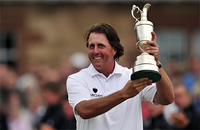 Mickelson: virada para entrar na história e levar o quinto título do Grand Slam do golfe na carreira