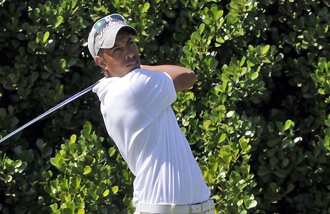 Marcelo: tentando ser o terceiro brasileiro a chegar à seletiva final do segundo major do golfe profissional