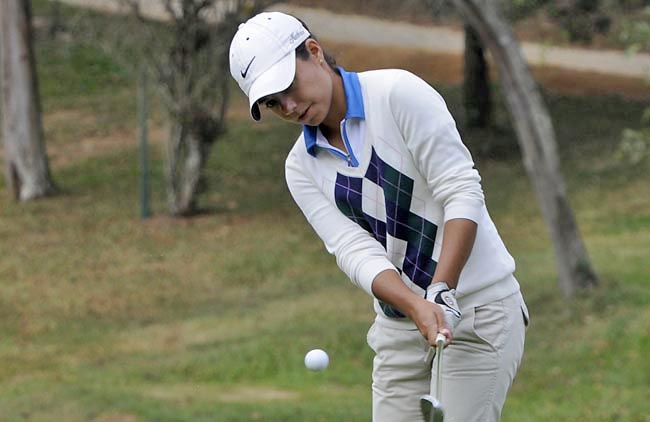 Nathalie Silva: paulista foi a melhor brasileira do torneio de golfe, na Irlanda