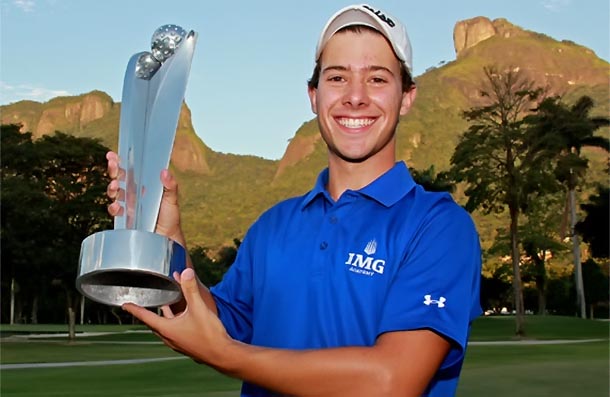 Pedro Junqueira: campeão brasileiro juvenil de golfe vence Aberto do Itanhangá no playoff