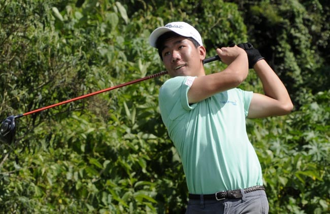 Pedro Nagayama: vencendo o torneio de golfe que comemorou o aniversário de Carlos Cândido 