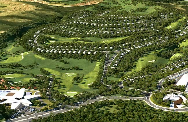 Masterplan do Golf Resort: campo de golfe de 18 buracos em condomínio de luxo, pertinho de BH