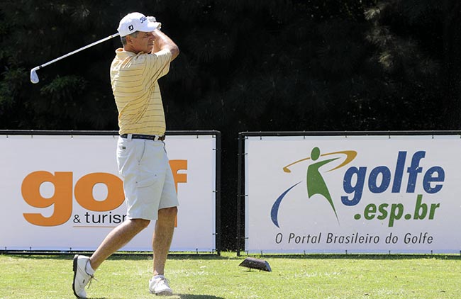 Gomez: em busca do primeiro título do Aberto de golfe de seu clube jogando como sênior