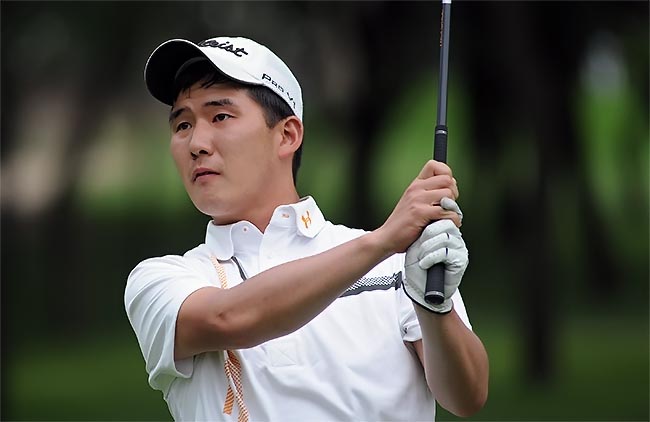 Rodrigo Lee, profissional de golfe do Brasil. Foto: Enrique Berardi/PGA Tour LA