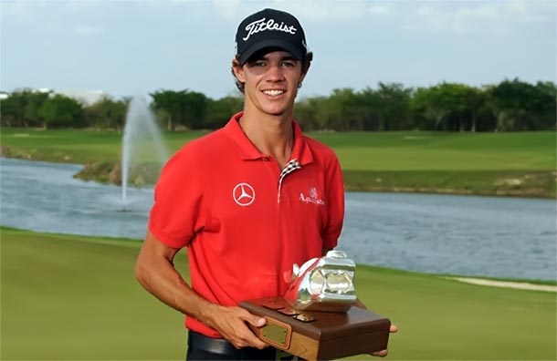 Valdés: vencendo o torneio de golfe no México sete meses mais moço do que Cocha