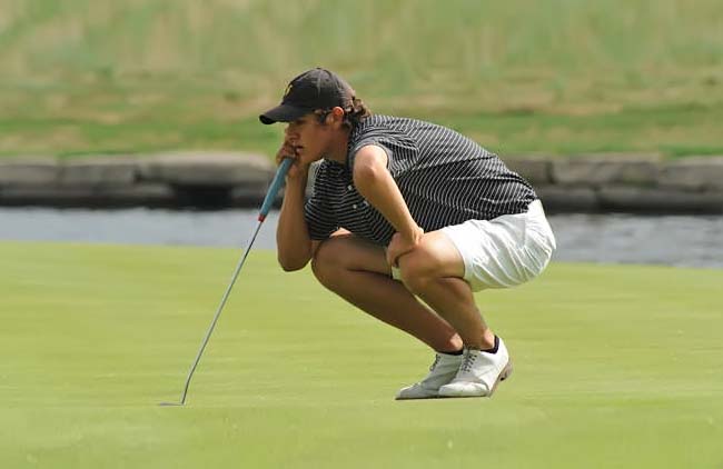 Becker: sabendo administrar uma volta de golfe ruim para ainda se manter em primeiro