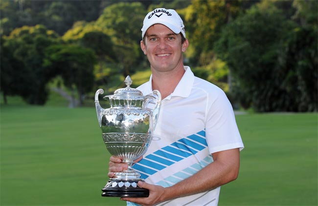 Blaun: vitória no playoff do Aberto de Golfe do Brasil para conquistar seu segundo título nos três últimos torneios