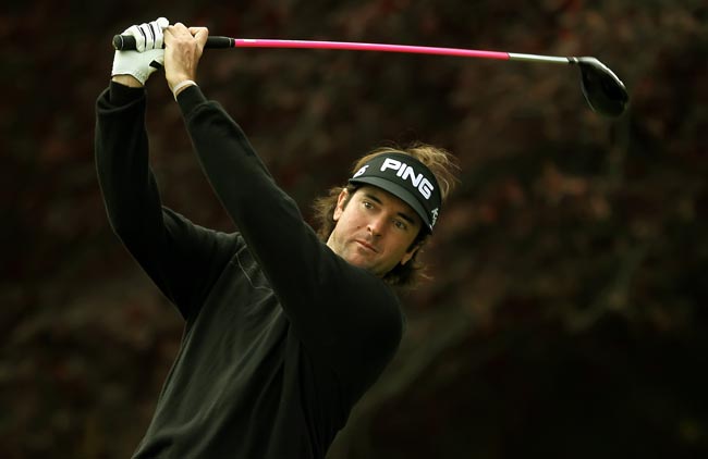 Bubba: embocando de primeira na volta de treino para o primeiro major do golfe masculino de 2013