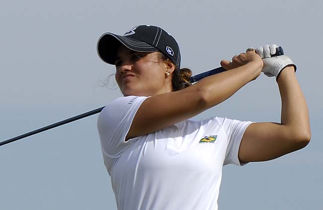 Clara : virando o jogo no sábado para chegar à rodada final do Amador de Golfe do Brasil ganhando por duas 