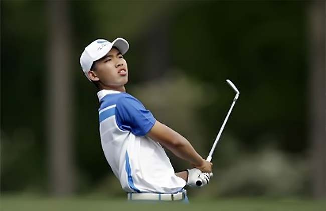 Guan, de 14 anos: depois de passar o corte no Masters, ele tenta fazer o mesmo no PGA Tour