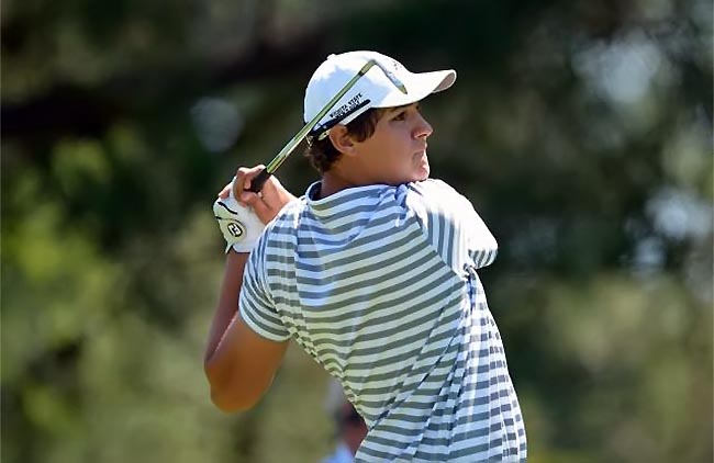 Becker: encerrando carreira universitária no golfe americano na final regional da NCAA