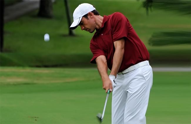 Rocha: muito perto de passar o corte pela primeira vez no torneio de golfe de Pebble Beach