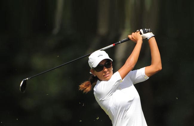 Vicky: estreando na temporda de golfe de 2013 com uma volta sólida no Arizona