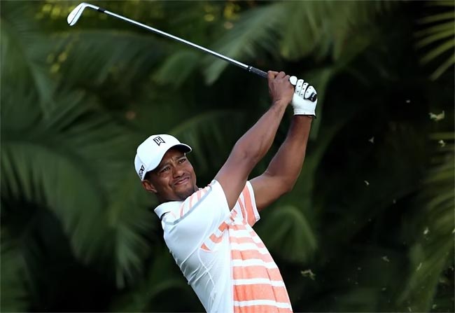 Woods: tentando por fim a cinco anos de jejum em majors do golfe. Não vence um desde o US Open de 2008