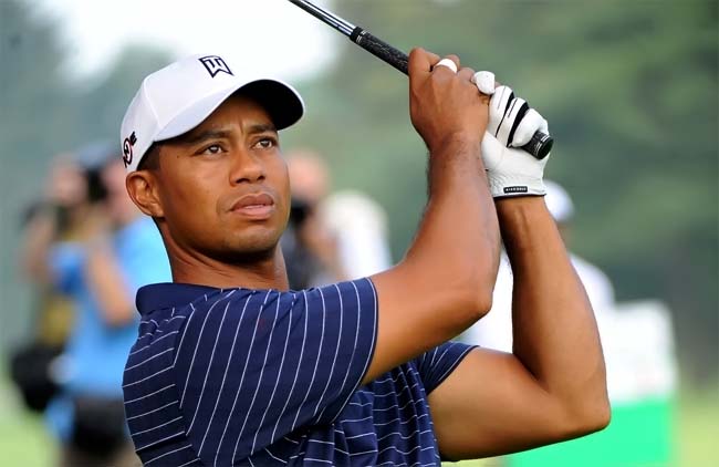 Woods; recuperação no golfe, mas ainda sem conseguir reconquistar o público de esportes em geral