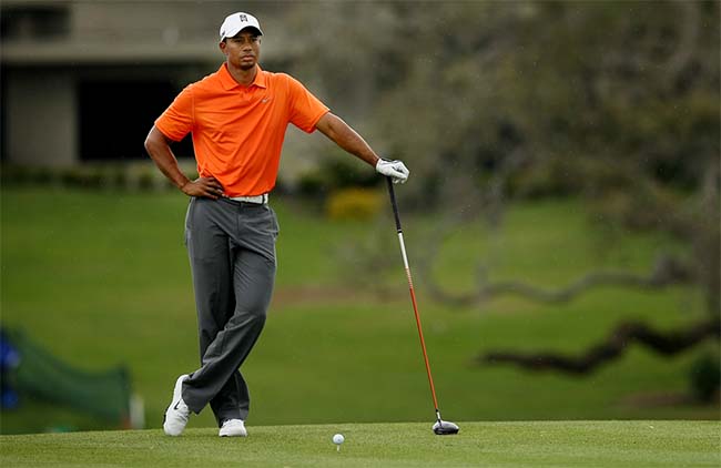 Woods: entre os três primeiros no torneio de golfe no qual, em 13 anos, venceu sete e teve 11 Top 10s