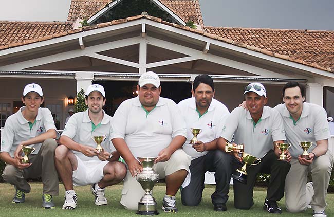 Equipe de São José dos Campos, campeã do Interclubes de Golfe de 2015 do Estado de São Paulo