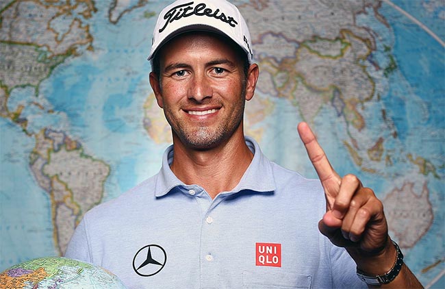 Adam Scott: número 1 do golfe mundial pela quinta semana consecutiva