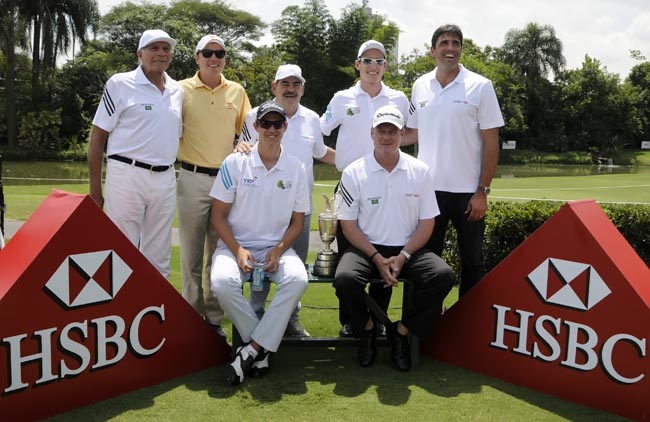 Amaury Passos, Felipe Navarro, Roberto Rivelino, Daniel Stapff, Giovane Gavio, Rafael Becker e Todd Hamilton