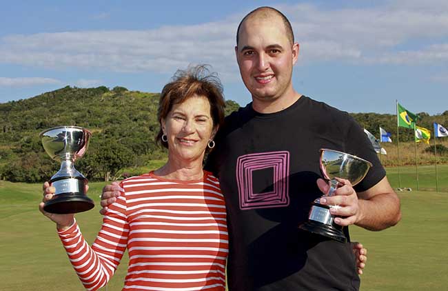 Barata e Thiele: duas vitórias de virada que os recolocaram no posto de nº 1 do golfe amador do Brasil