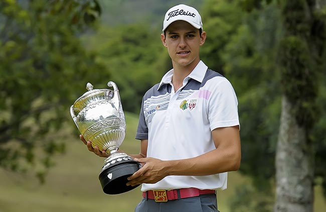 Becker, campeão do Aberto do Brasil, foi eleito pelo COB como melhor do golfe em 2014