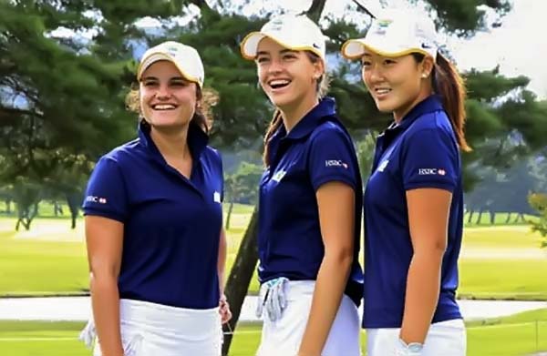  Brasileiras Clara, Luiza e Luciane no Japão: jogando o possível contra as melhores do golfe mundial