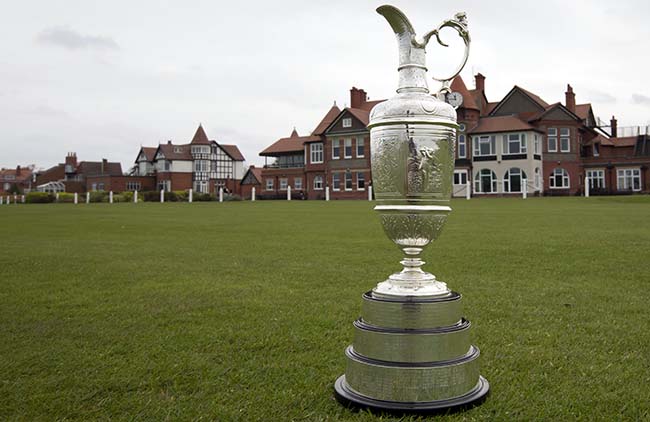 Claret Jug, o troféu do Biritish Open, terceiro major do golfe mundial, que vai ser jogado em Hoylake