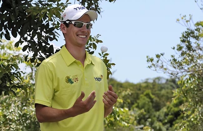 Stapff, segundo membro da equipe YKP/Azeite 1492 em campo no torneio de golfe desta semana do PGA LA