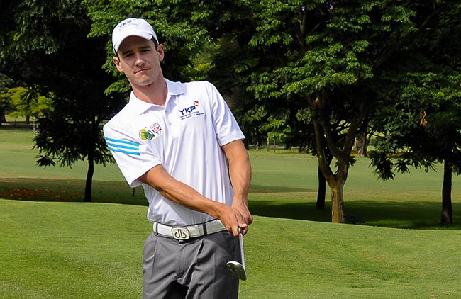 Daniel Stapff: jogando torneio de golfe da República Dominicana como convidado