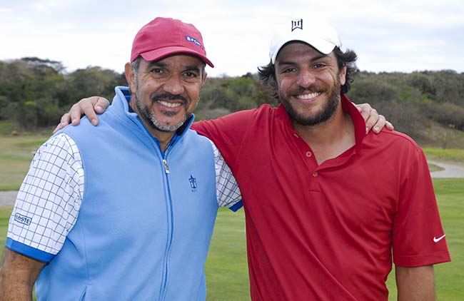 Humberto Martins e Rodrigo Lombardi: convidados para jogar golfe no Dia da Consciência Negra, em Japeri