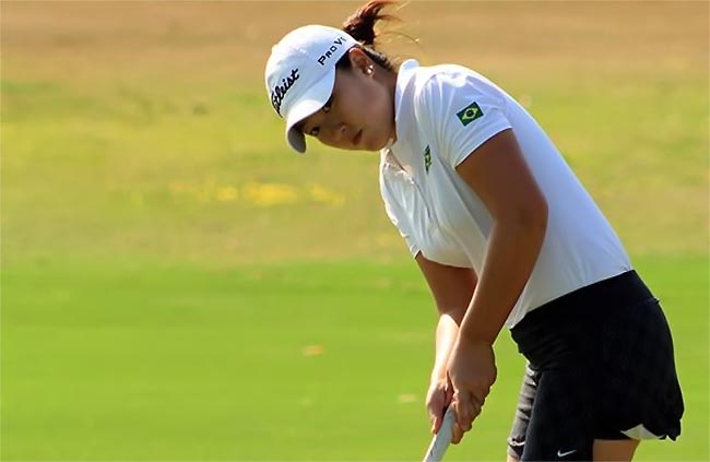 Luciane: destaque do golfe brasileiro no Chile