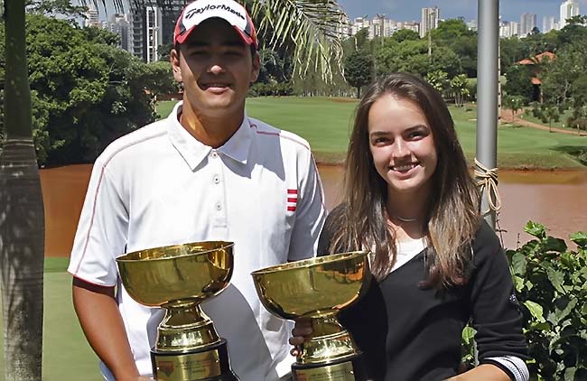 Negrini e Luiza: juvenis vencendo de ponta a ponta último torneiro do ano