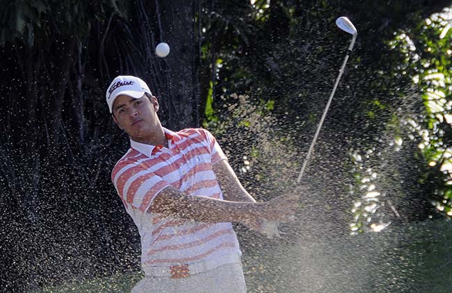 Negrini: saindo na frente em seu duelo com Ulisses para manter a liderança do ranking juvenil de golfe